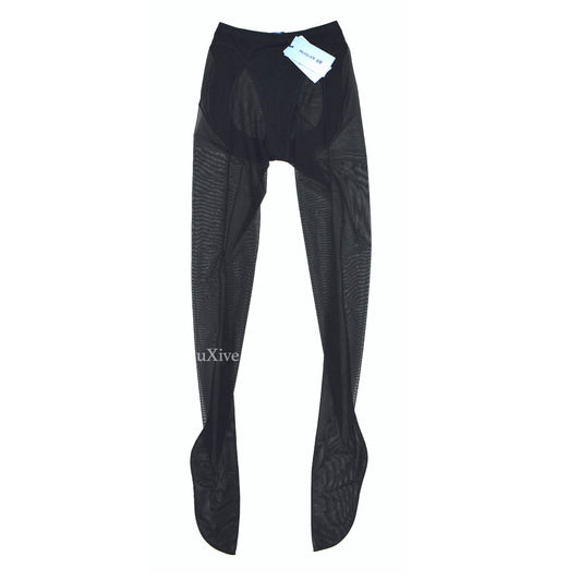 Mugler x H&M - Black Mesh Tights