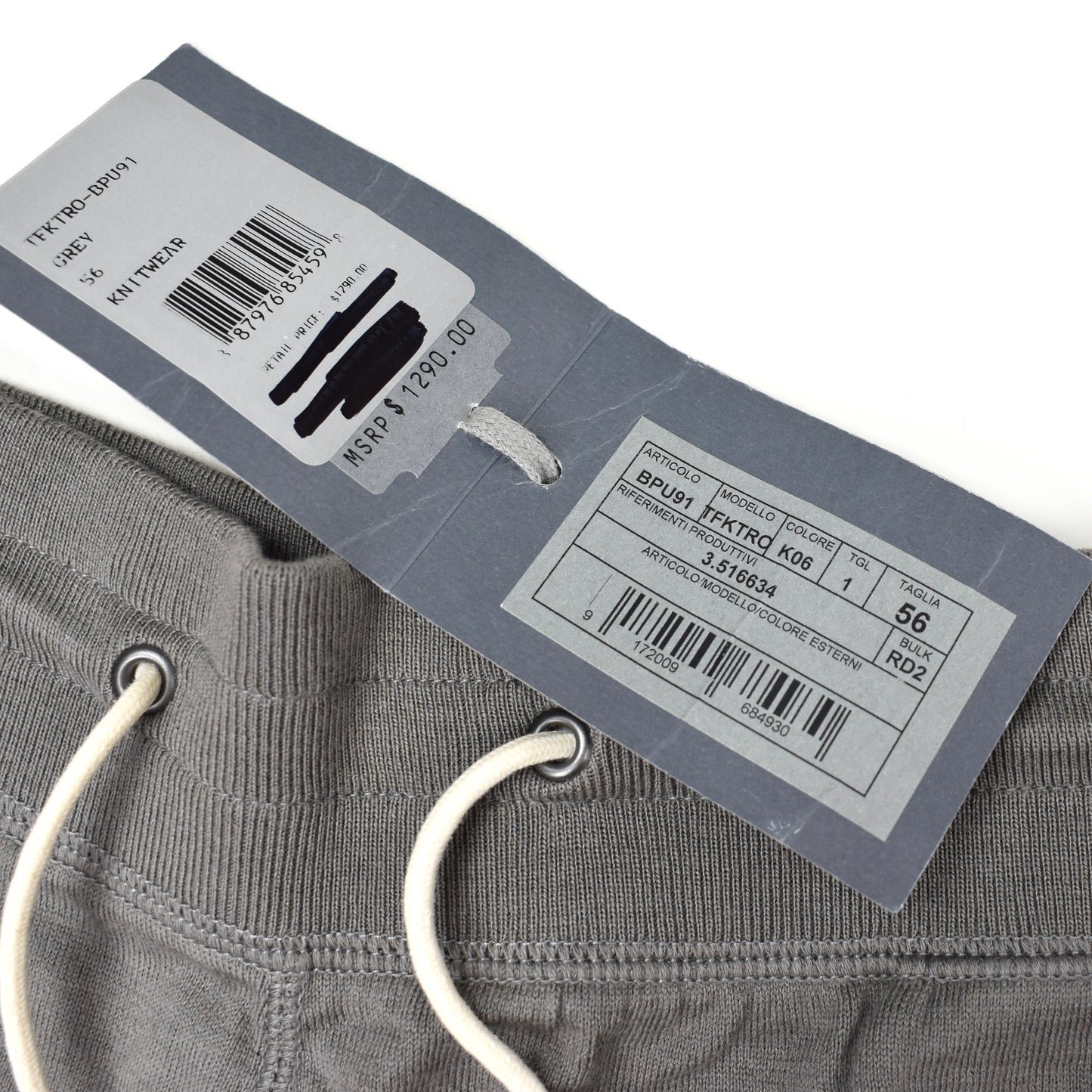 Tom Ford - Dark Gray Lightweight Cotton/Silk/Cashmere Sweatpants