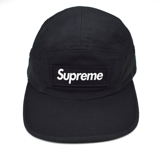 Supreme - Mlitary Box Logo Hat w/ Pin (Black)