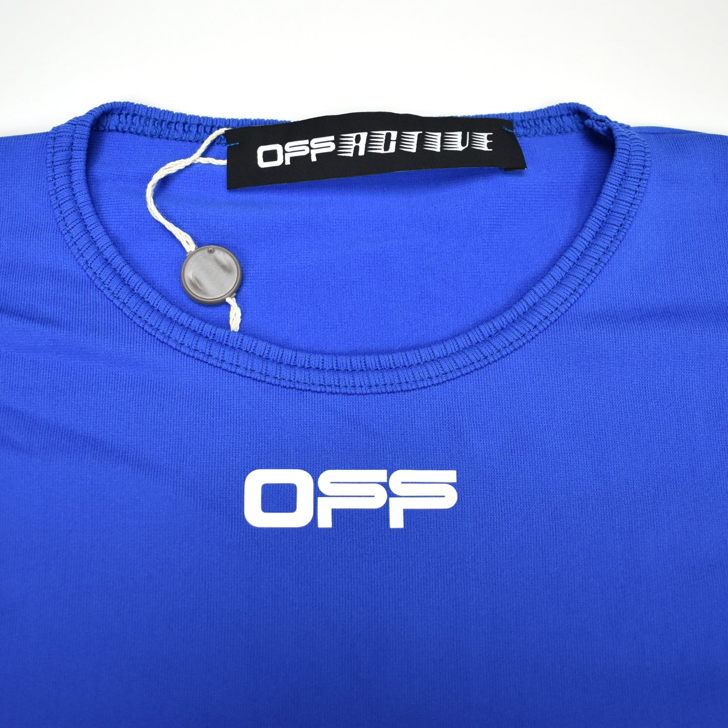 Off-White - Blue Seamless Knit Active T-Shirt