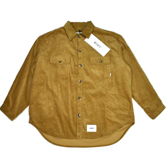 WTAPS - Tan Oversized Corduroy Shirt