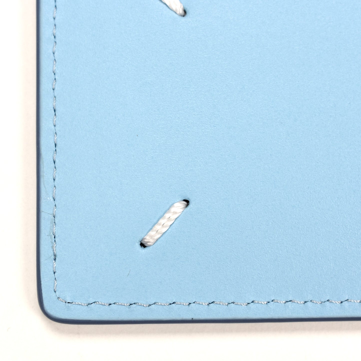 Maison Margiela - Sky Blue Leather Small Card Holder