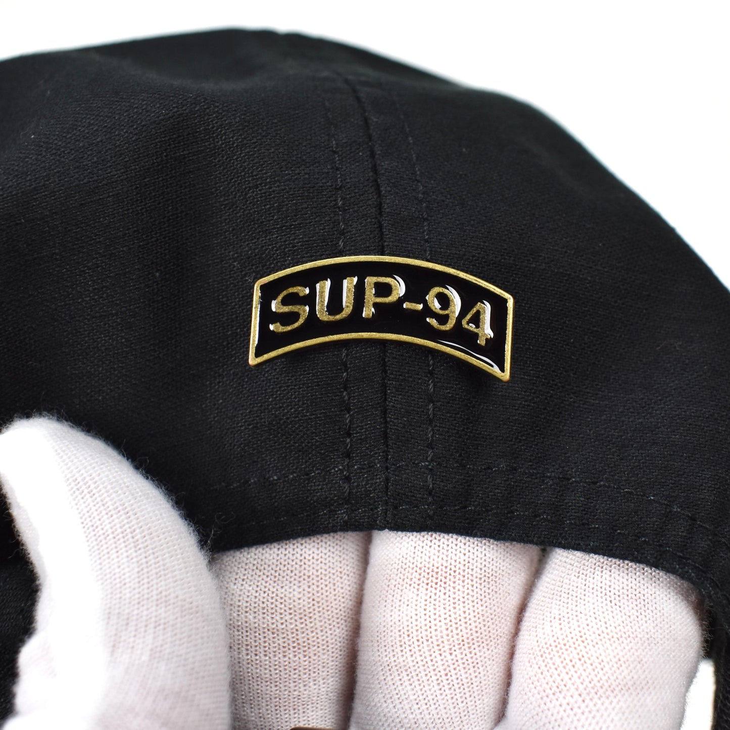 Supreme - Mlitary Box Logo Hat w/ Pin (Black)