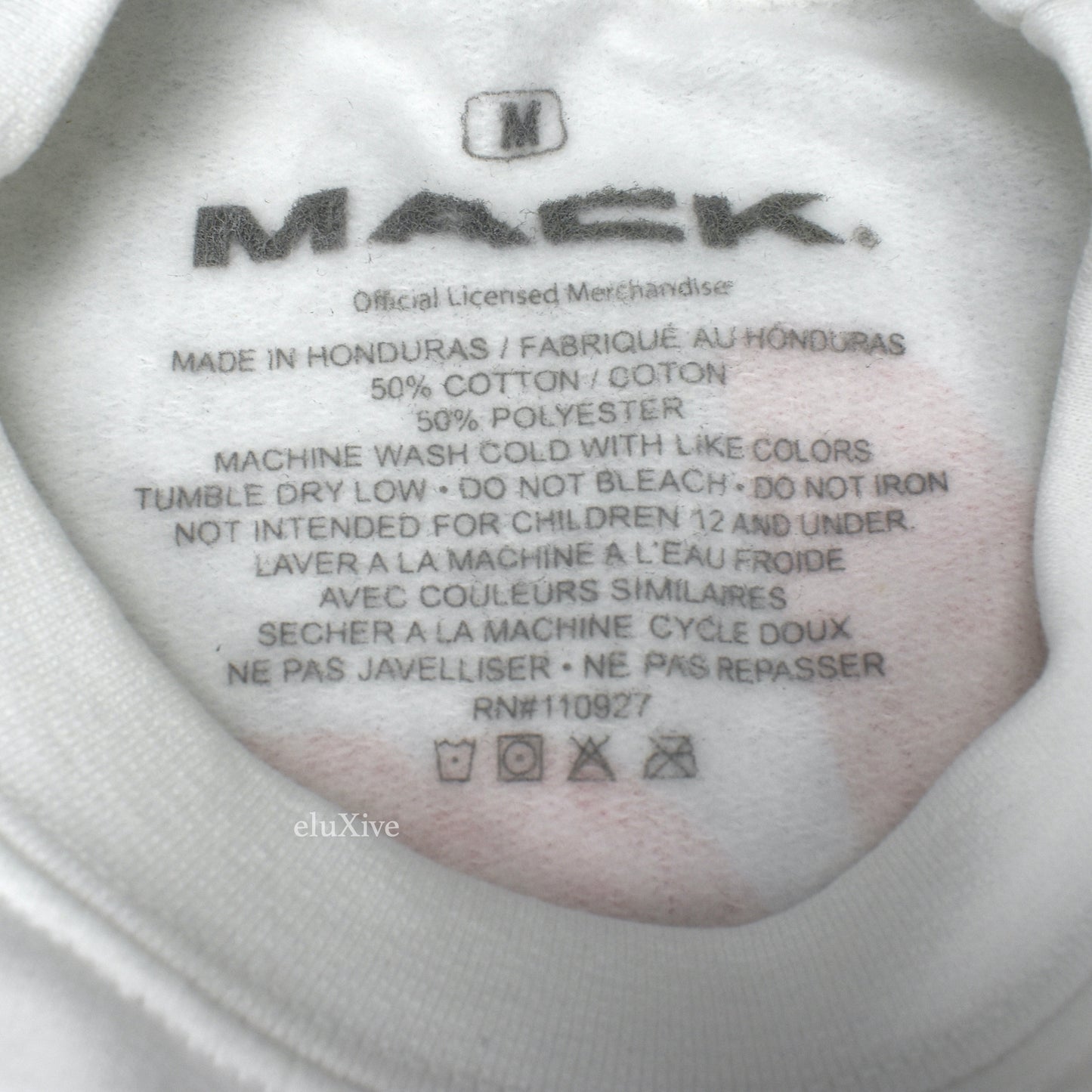 Mack Trucks - White Retro Print Crewneck Sweatshirt