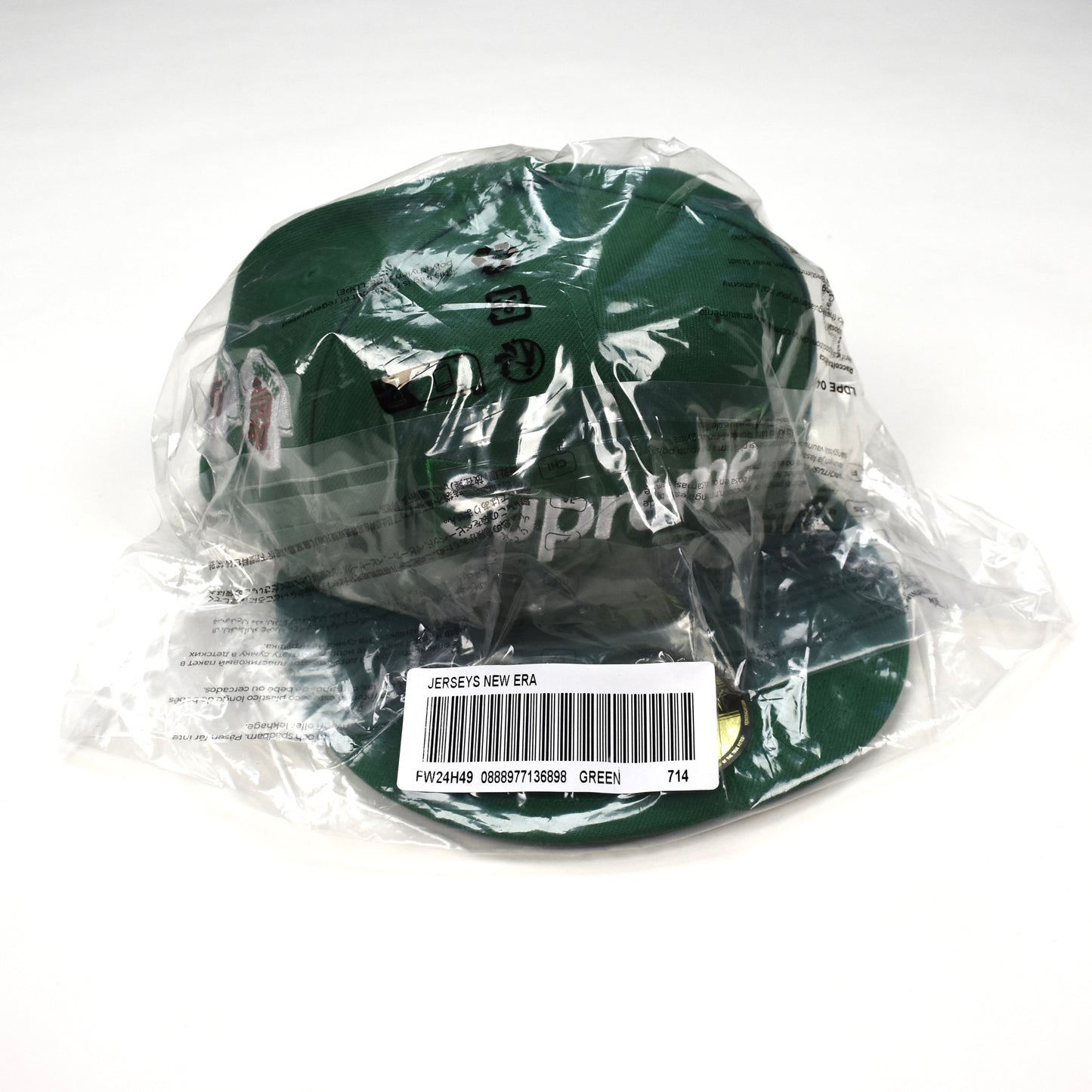 Supreme x New Era - Jerseys Box Logo Hat (Green)