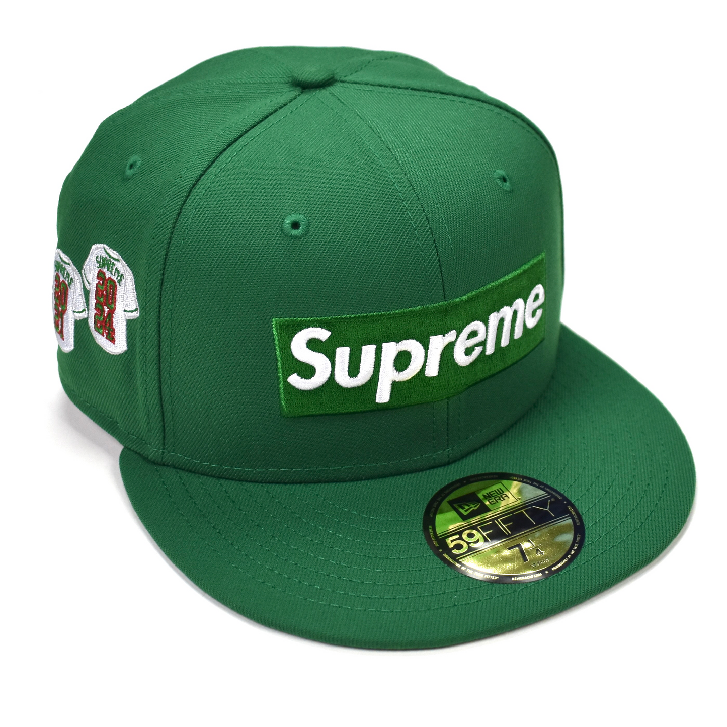 Supreme x New Era - Jerseys Box Logo Hat (Green)