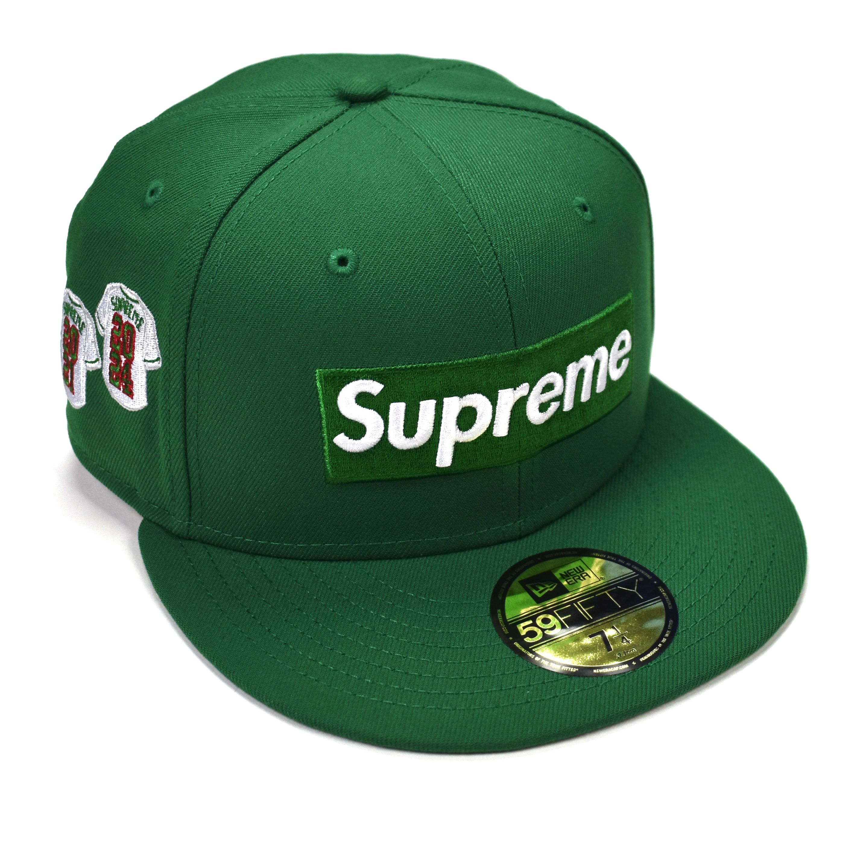 Supreme x New Era - SS23 Stone Box Logo Mesh Back Hat – eluXive