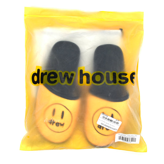 Drew House - Yellow Smiley Face Logo Slippers