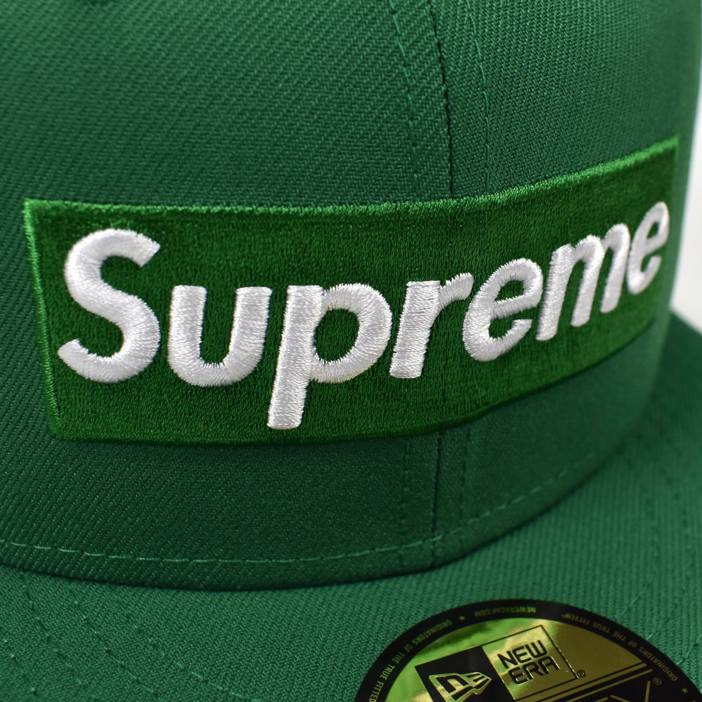 Supreme x New Era - Jerseys Box Logo Hat (Green)