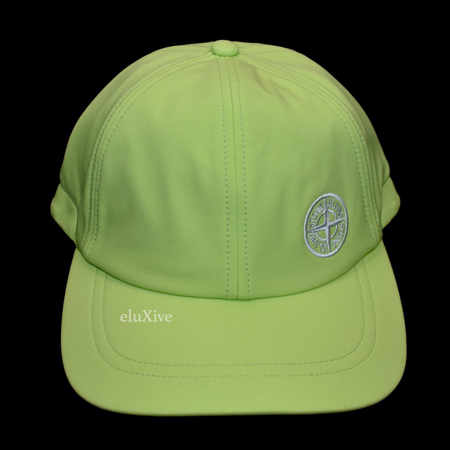 Stone Island - Neon Yellow Logo Embroidered Hat