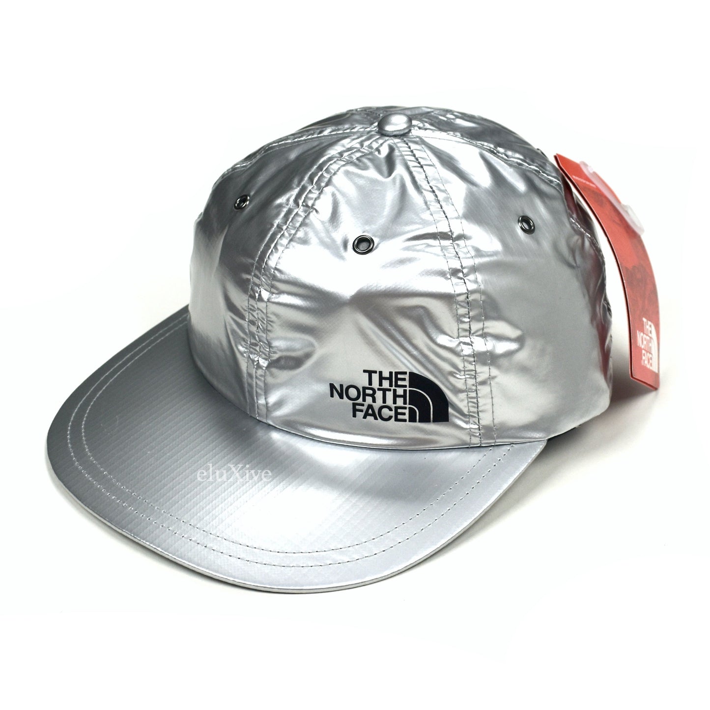 Supreme x The North Face - Metallic Silver Logo Hat (SS18)
