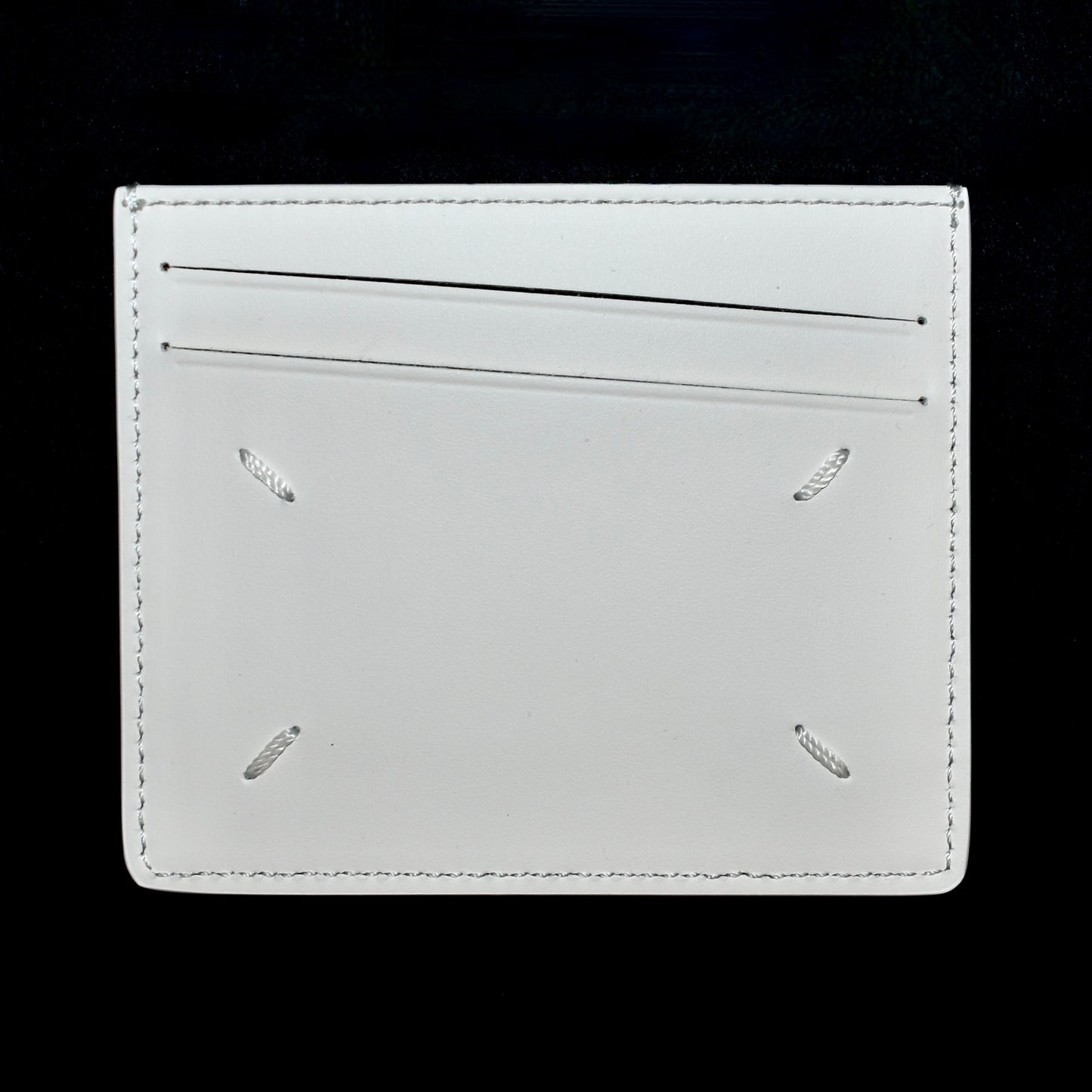 Maison Margiela - Eggshell White Leather Card Holder