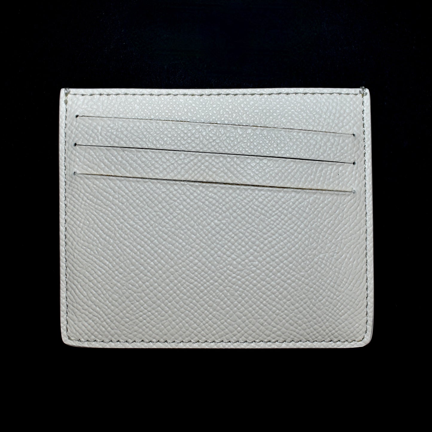 Maison Margiela - Eggshell White Leather Card Holder