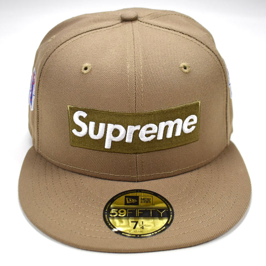 Supreme x New Era - Jerseys Box Logo Hat (Khaki Tan)