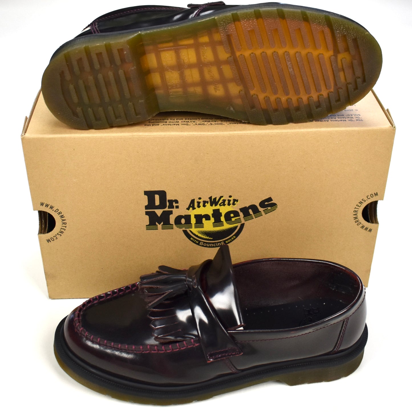 Dr. Martens - Cherry Red Adrian Tassel Loafers