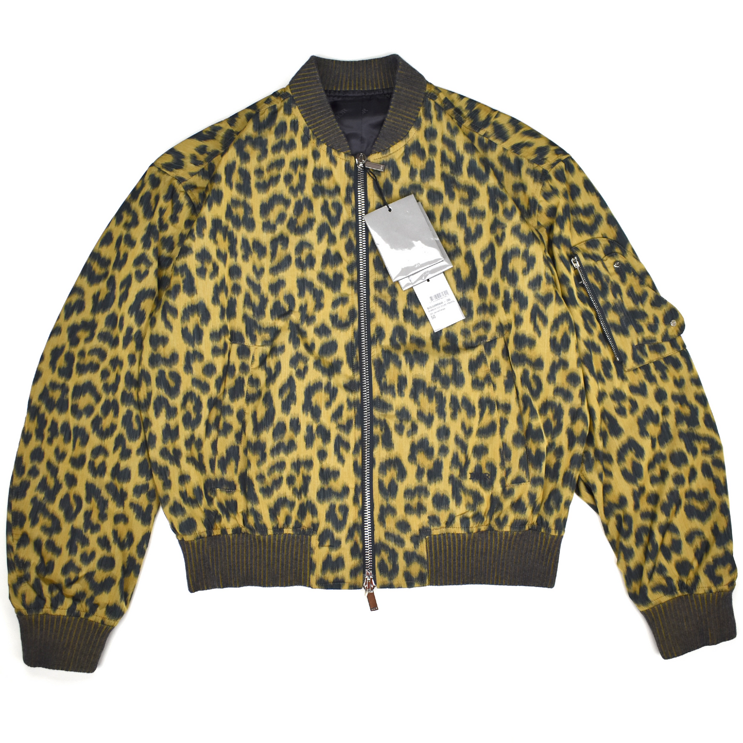 Dior - Leopard Print Woven Bomber Jacket