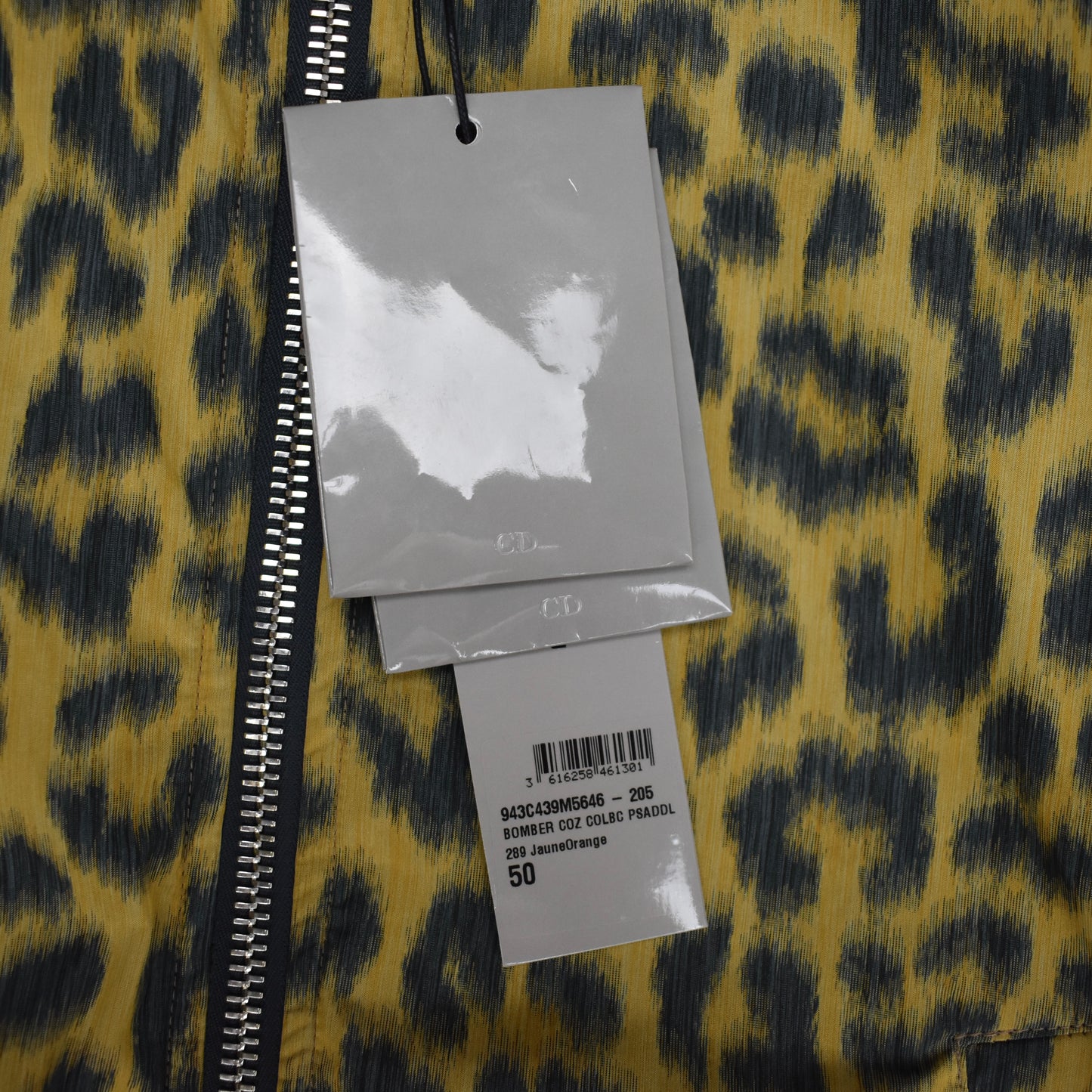 Dior - Leopard Print Woven Bomber Jacket