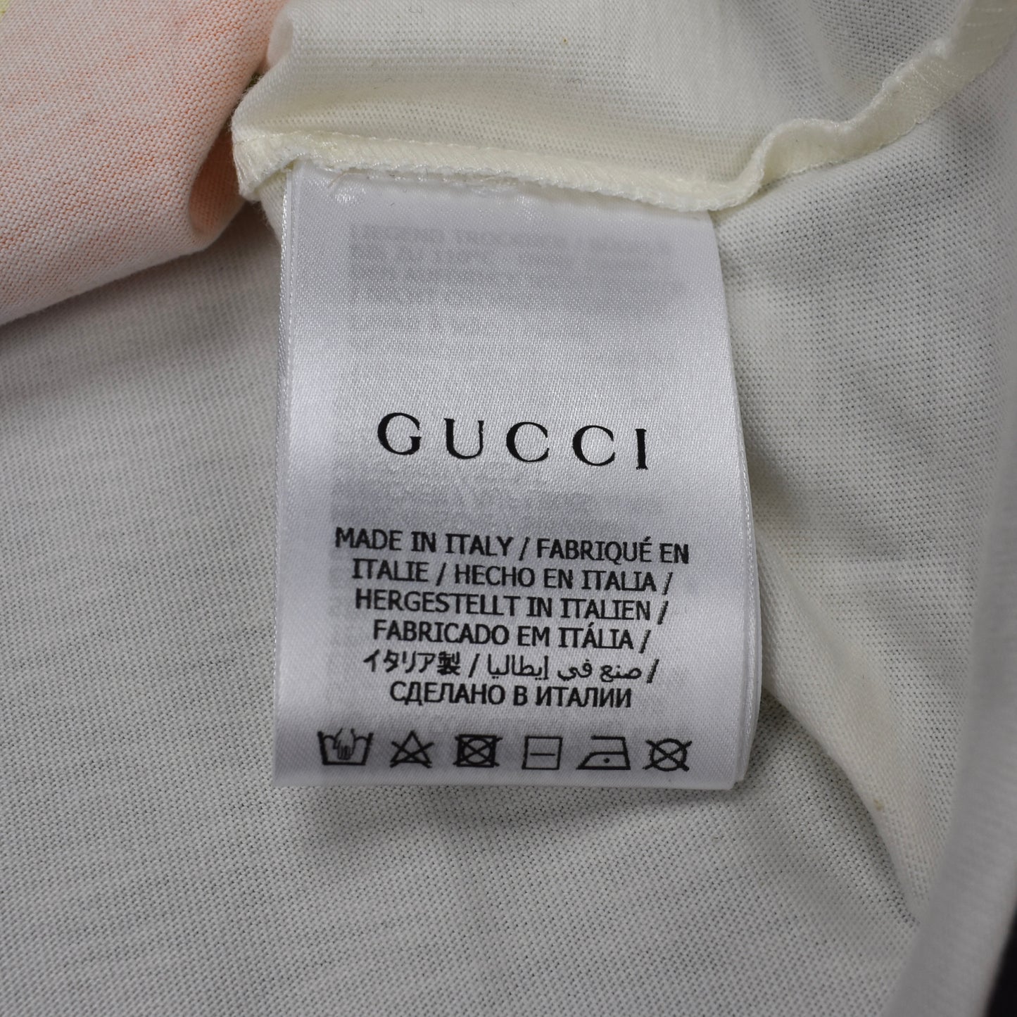 Gucci - Cropped Bunny Print Logo T-Shirt