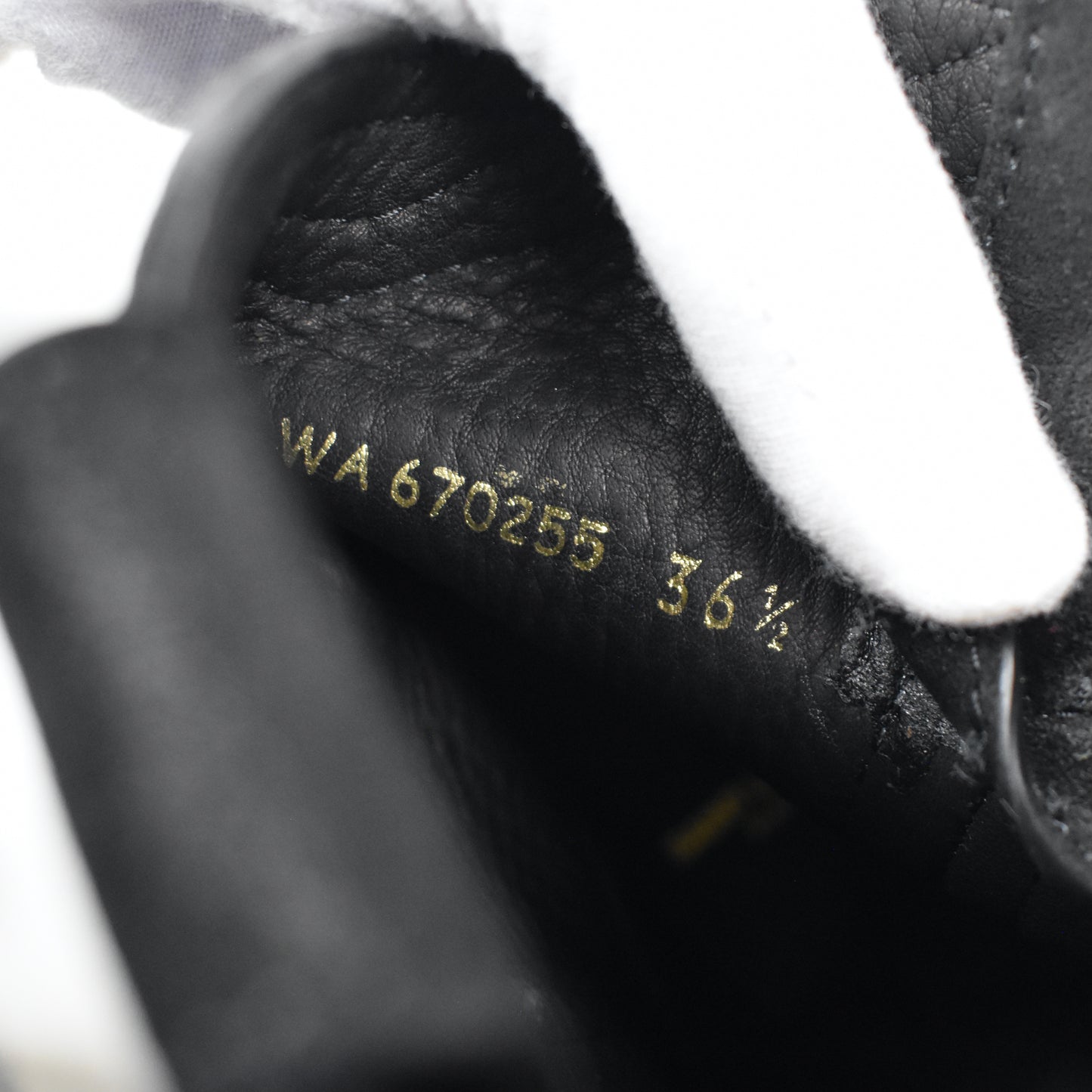 Saint Laurent - Black Waxed Suede Eastwood Boots (Women's)