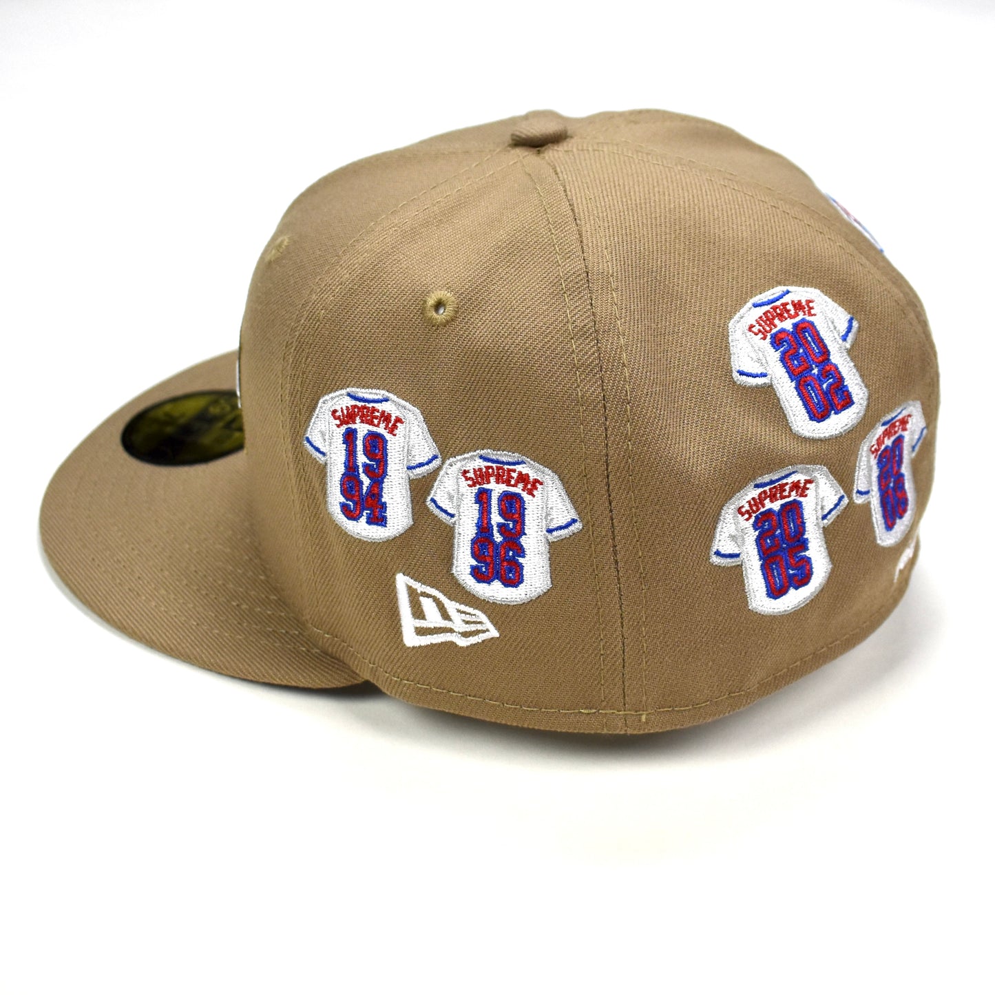 Supreme x New Era - Jerseys Box Logo Hat (Khaki Tan)