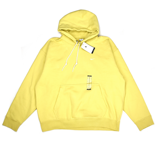 Nike - Pale Yellow Solo Swoosh Heavyweight Fleece Hoodie