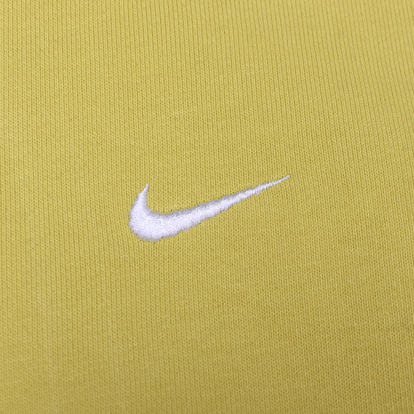 Nike - Pale Yellow Solo Swoosh Heavyweight Fleece Hoodie