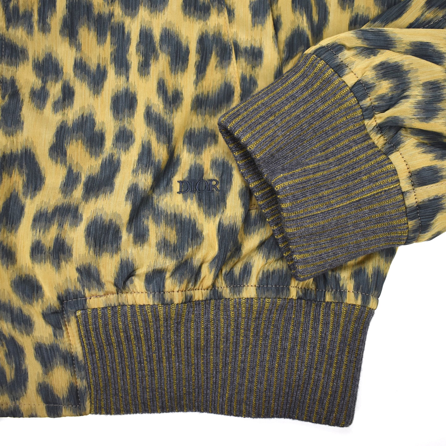 Dior - Leopard Print Woven Bomber Jacket