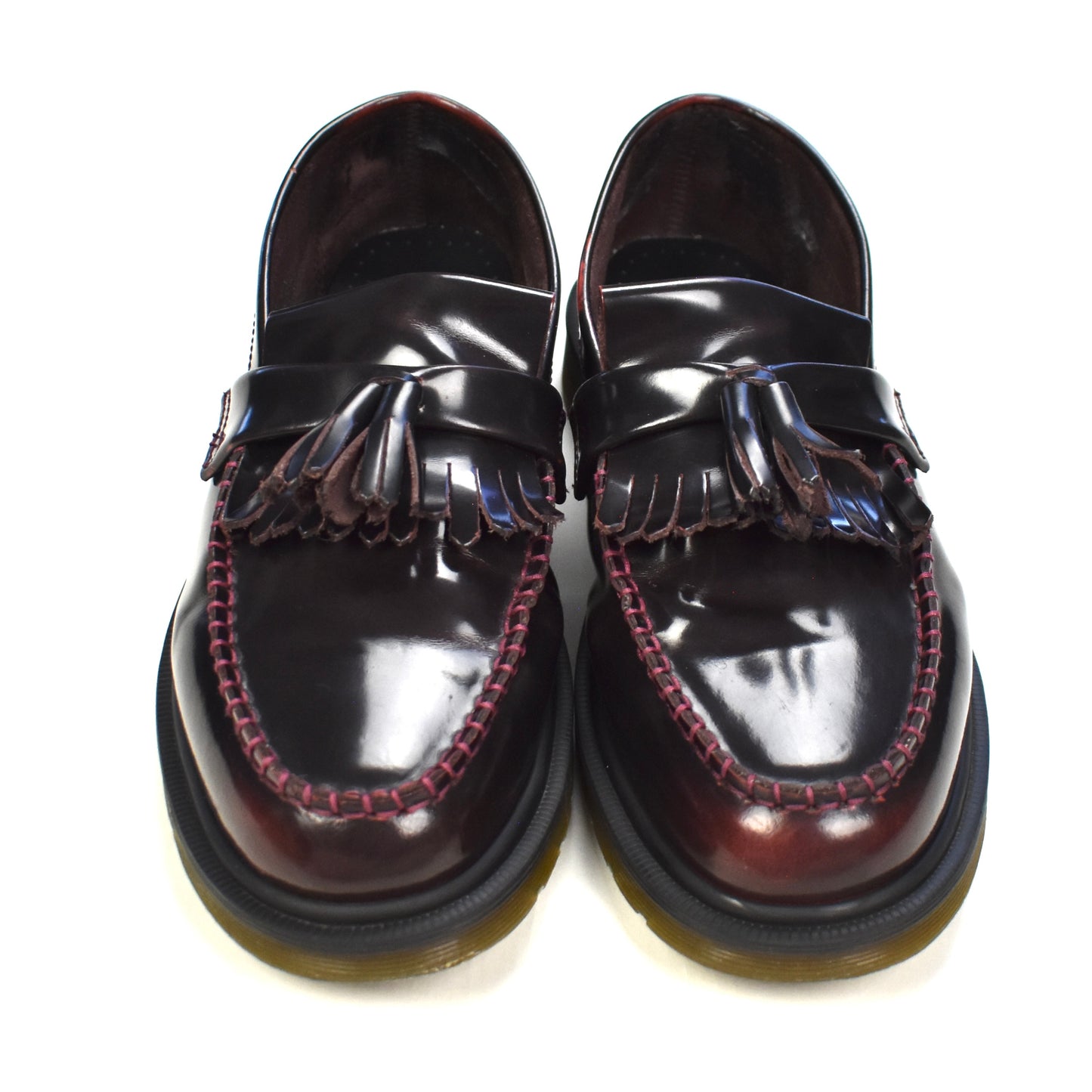 Dr. Martens - Cherry Red Adrian Tassel Loafers