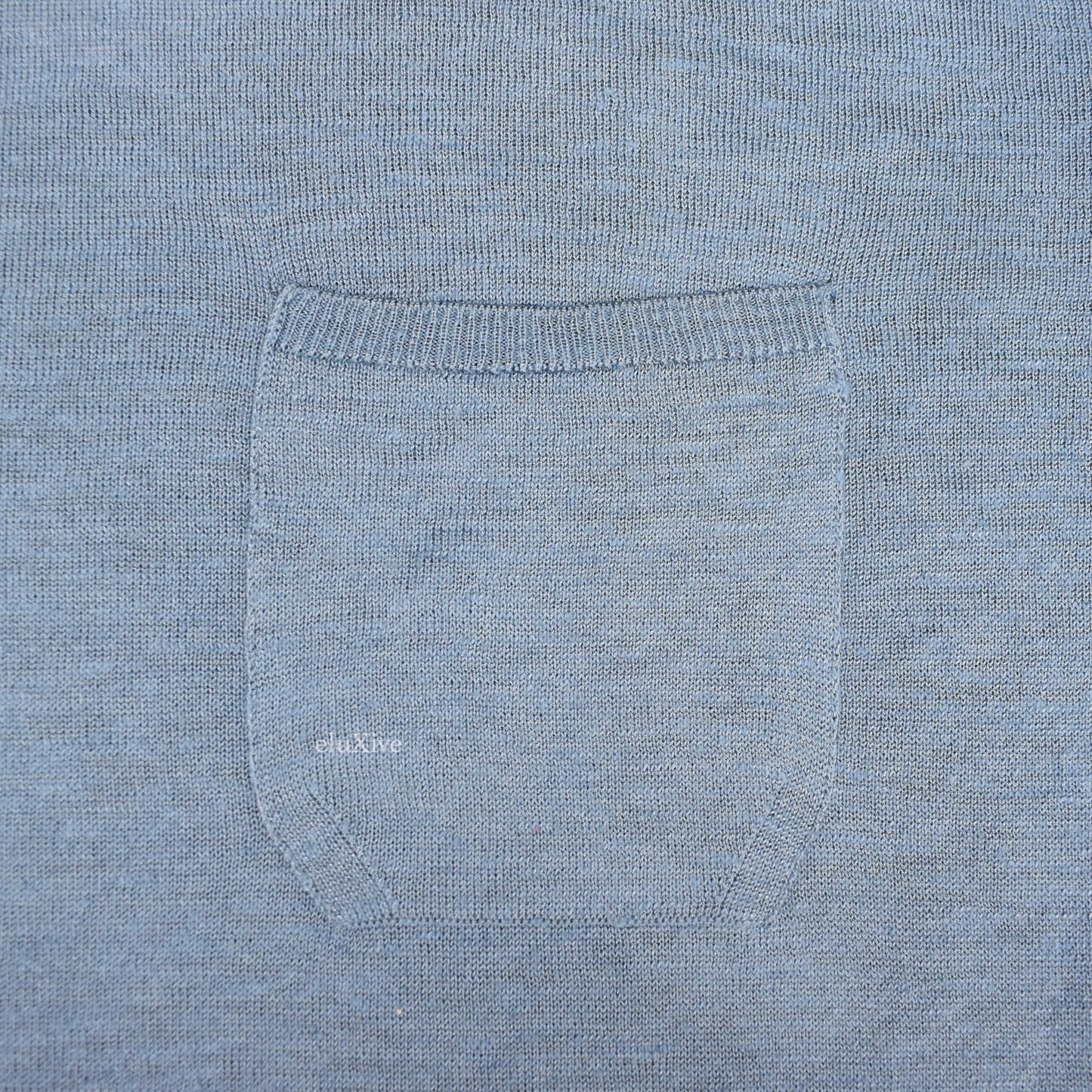 Ermenegildo Zegna - Slate Blue Silk / Linen Crewneck Sweater