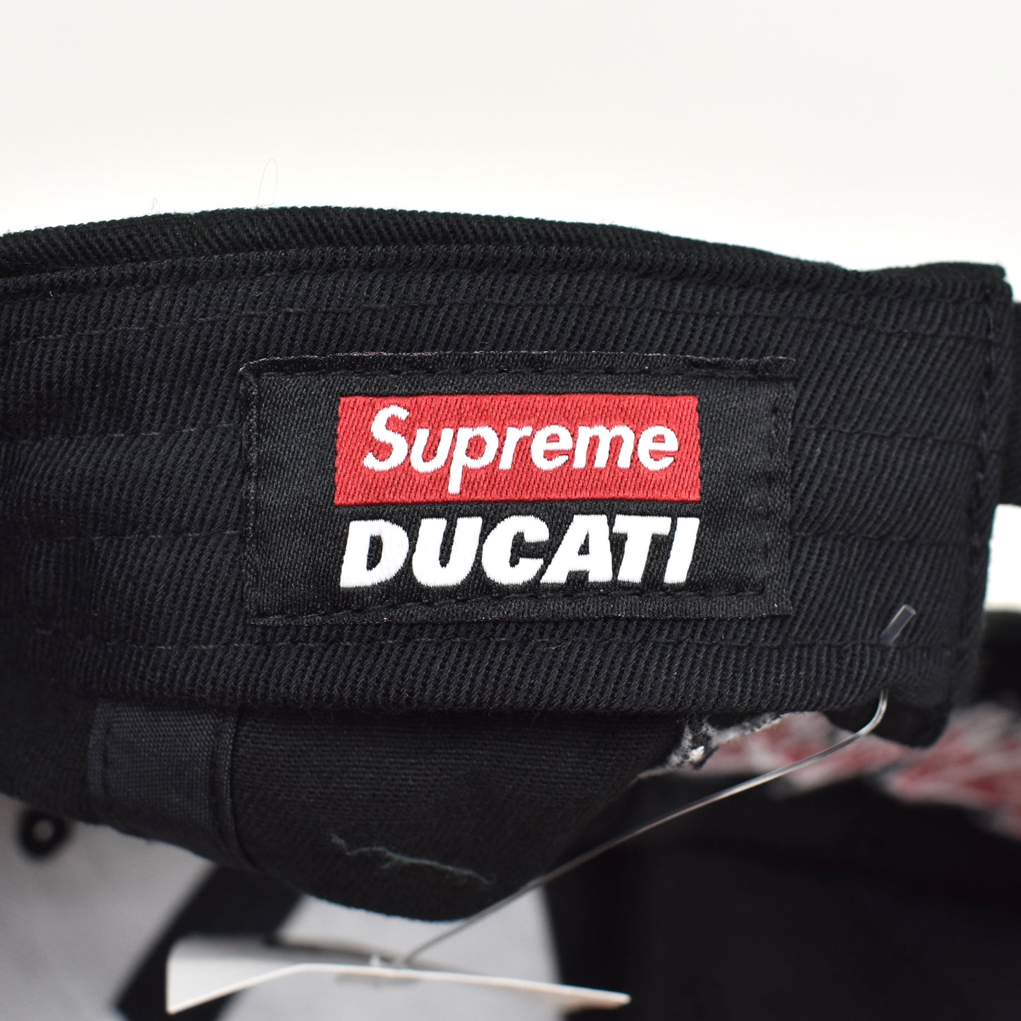 Supreme x Ducati - V4 Embroidered Logo Hat (Black)