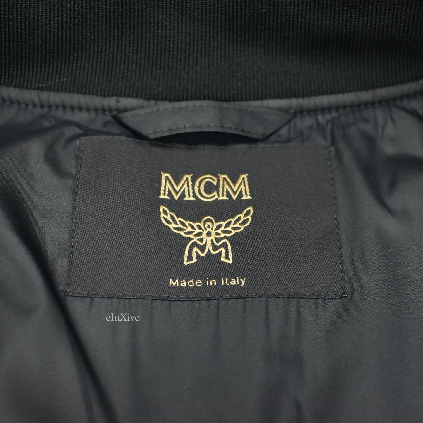 MCM - Allover Cubic Monogram Logo Bomber Jacket
