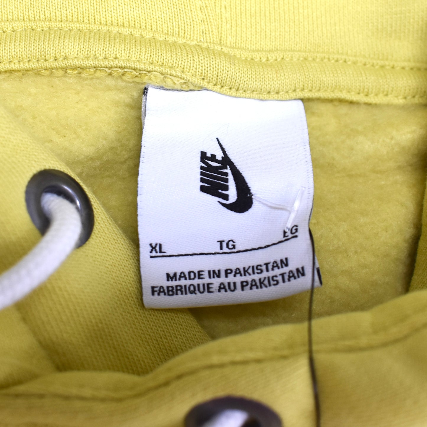 Nike - Pale Yellow Solo Swoosh Heavyweight Fleece Hoodie