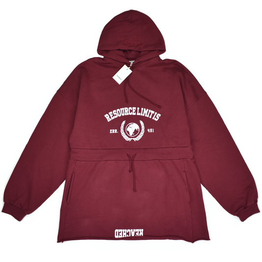 Vetements - AW20 Resource Limits Reached Oversized Hoodie