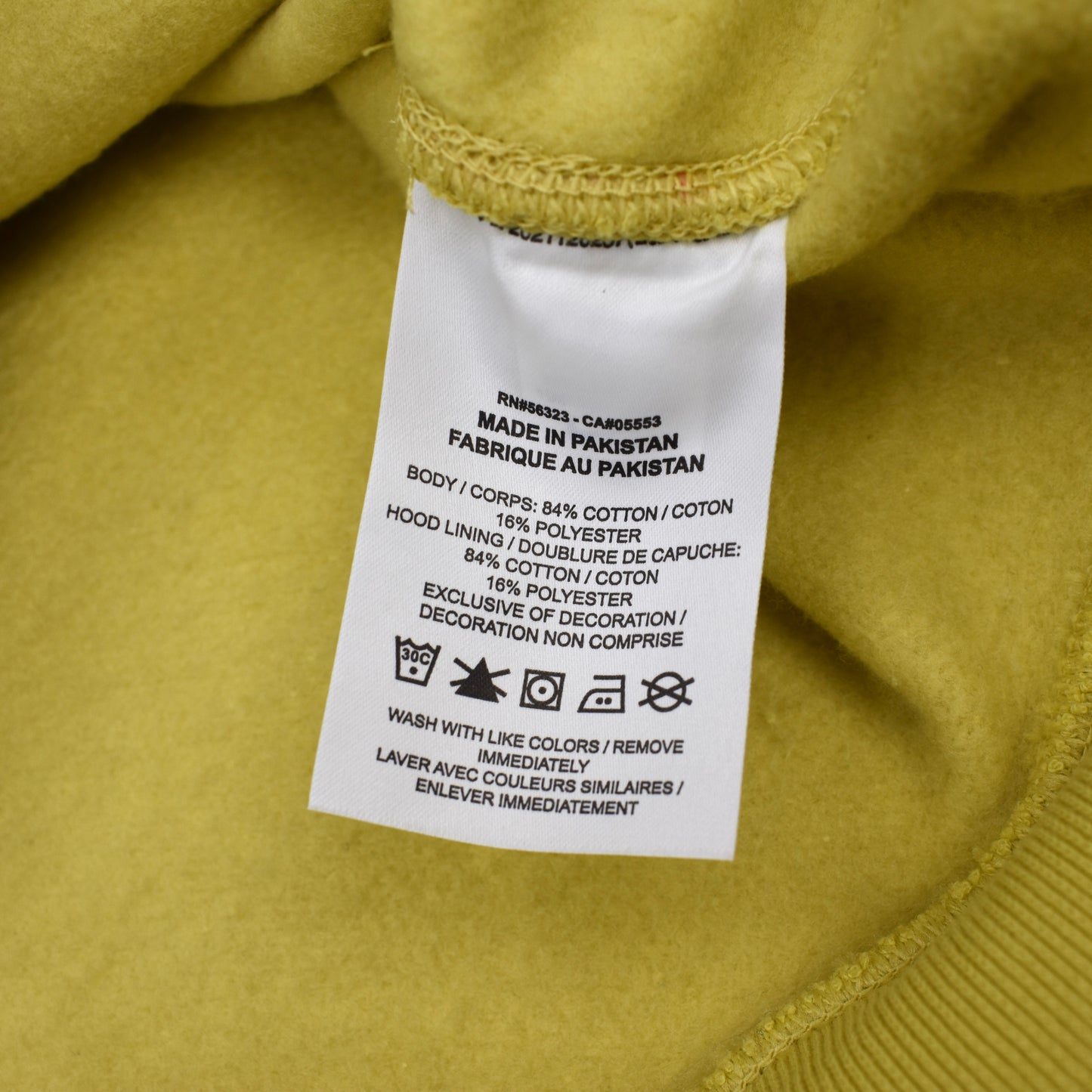 Nike - Pale Yellow Solo Swoosh Heavyweight Fleece Hoodie