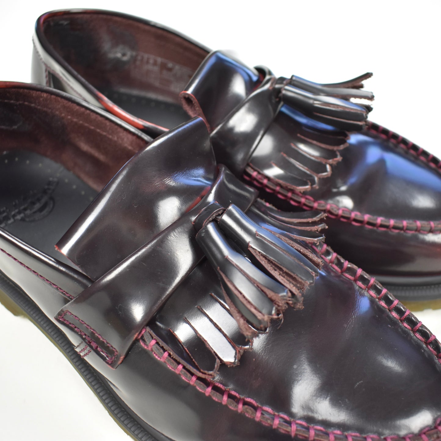 Dr. Martens - Cherry Red Adrian Tassel Loafers