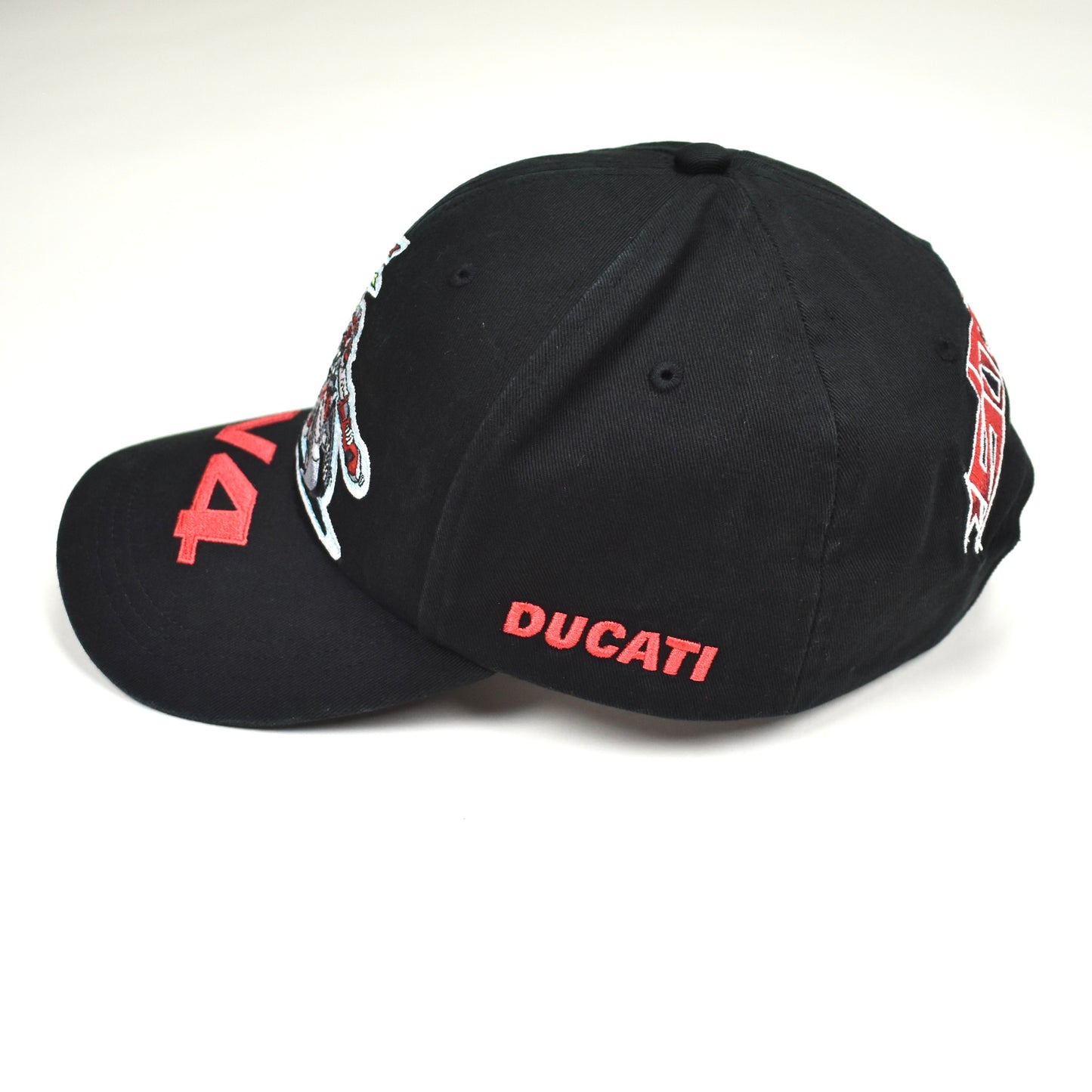 Supreme x Ducati - V4 Embroidered Logo Hat (Black)