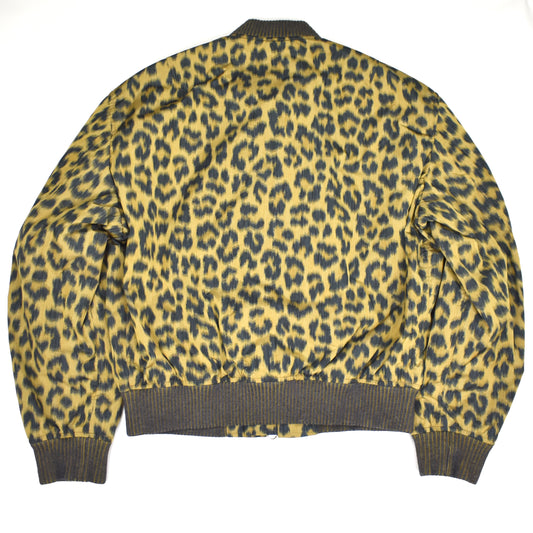 Dior - Leopard Print Woven Bomber Jacket