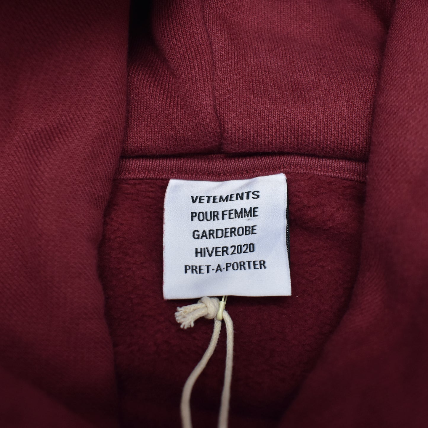 Vetements - AW20 Resource Limits Reached Oversized Hoodie