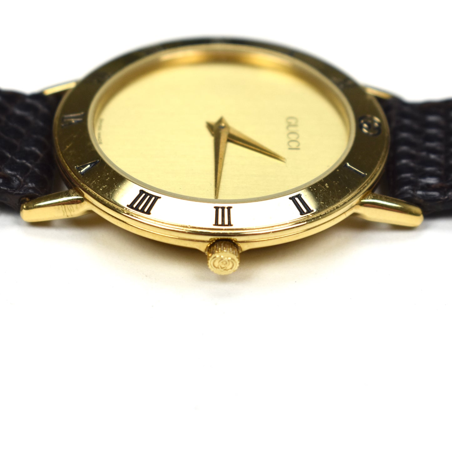 Gucci - 3000M Gold Dial Watch
