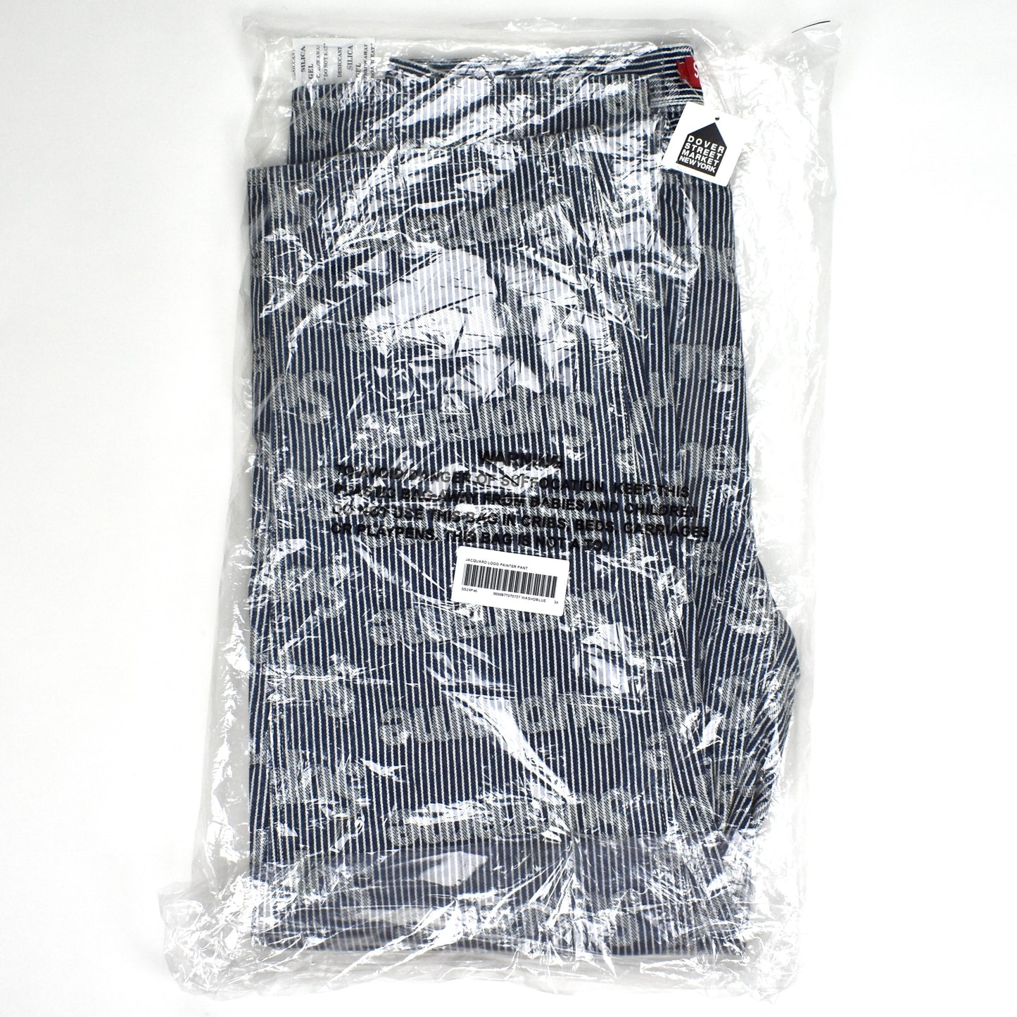 Supreme - Stripe Denim Logo Painter Pants