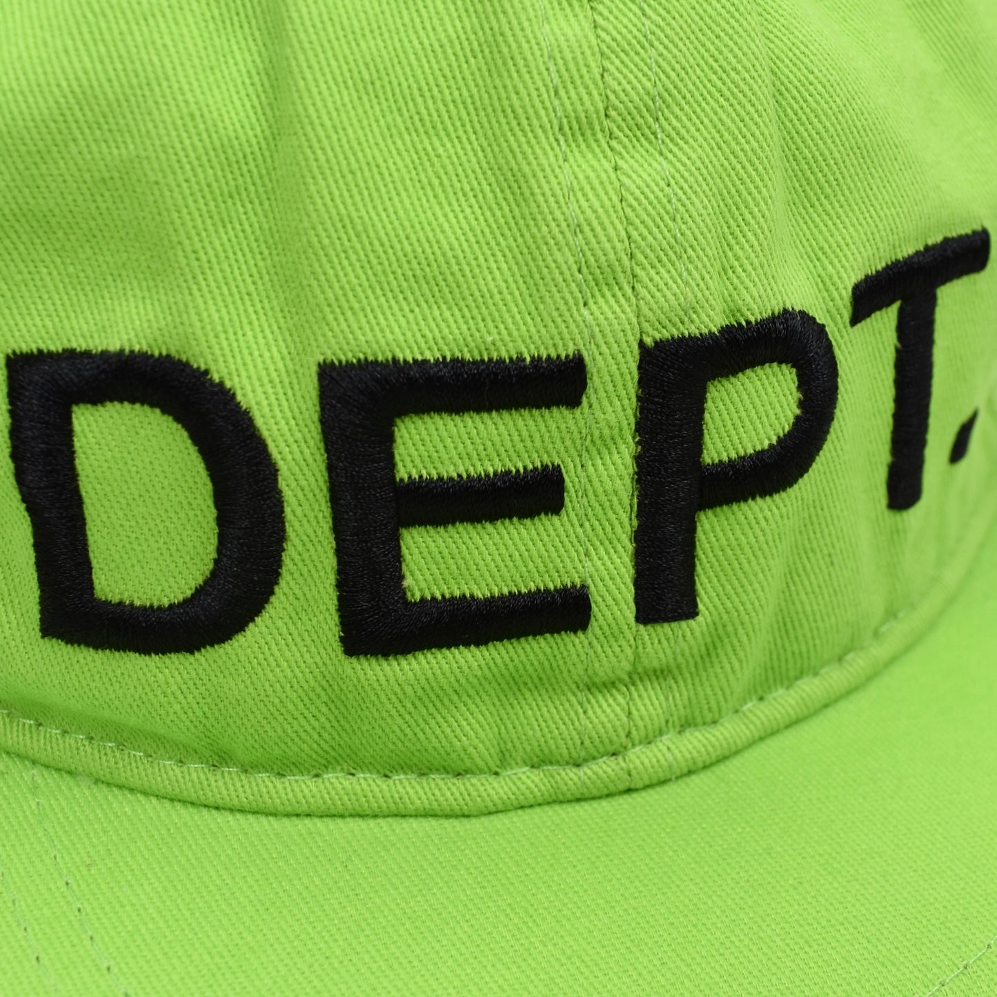 Gallery Dept. - Lime Green DEPT. Logo Hat