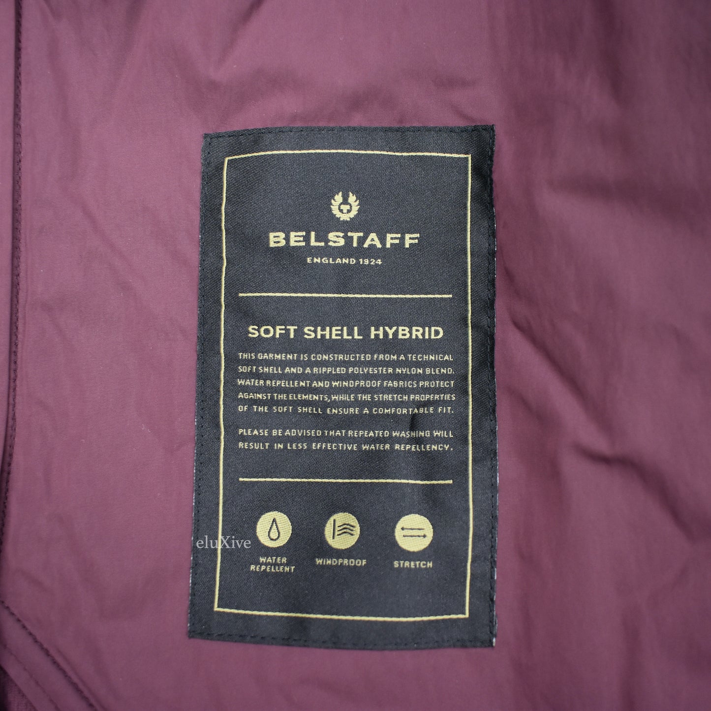 Belstaff - Burgundy Hybrid Soft Shell Shift Jacket