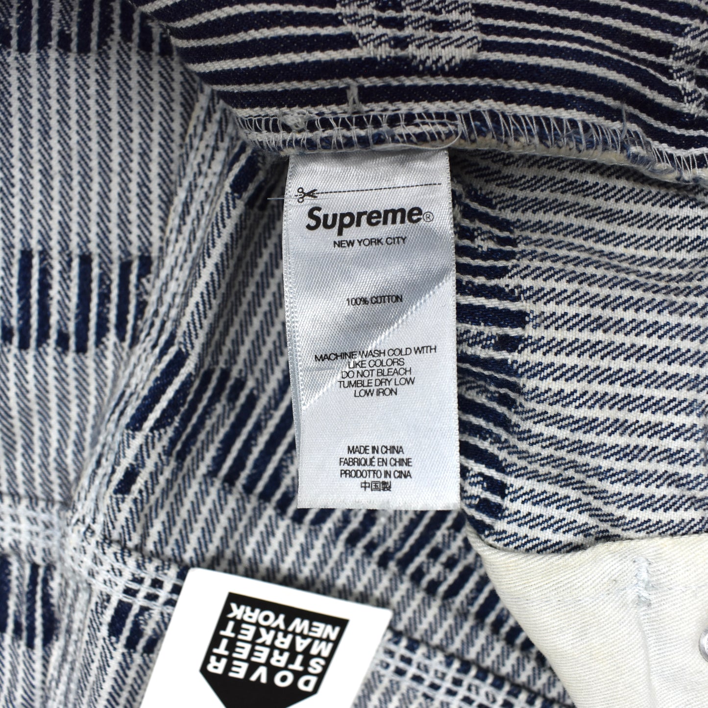 Supreme - Stripe Denim Logo Painter Pants