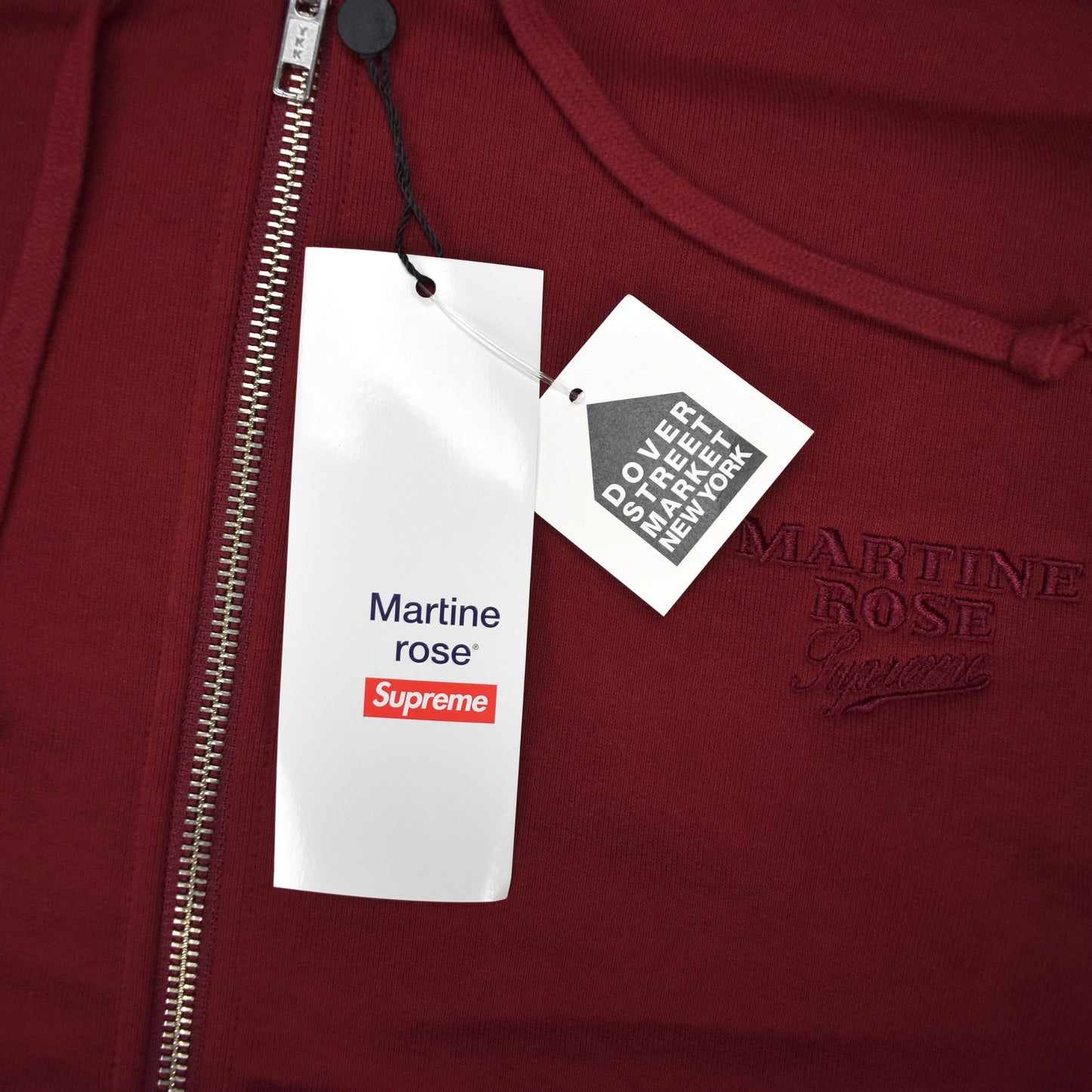 Supreme x Martine Rose - Pub Towel Zip Up Hoodie (Cardinal Red)