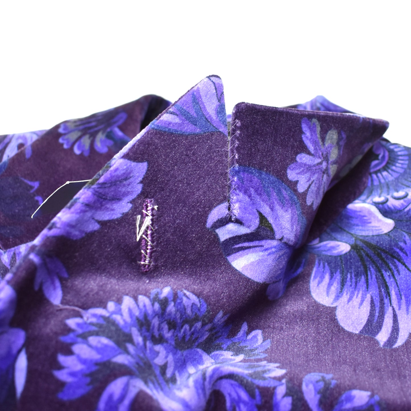 Tom Ford - Purple Cabbage Floral Print Velvet Blazer