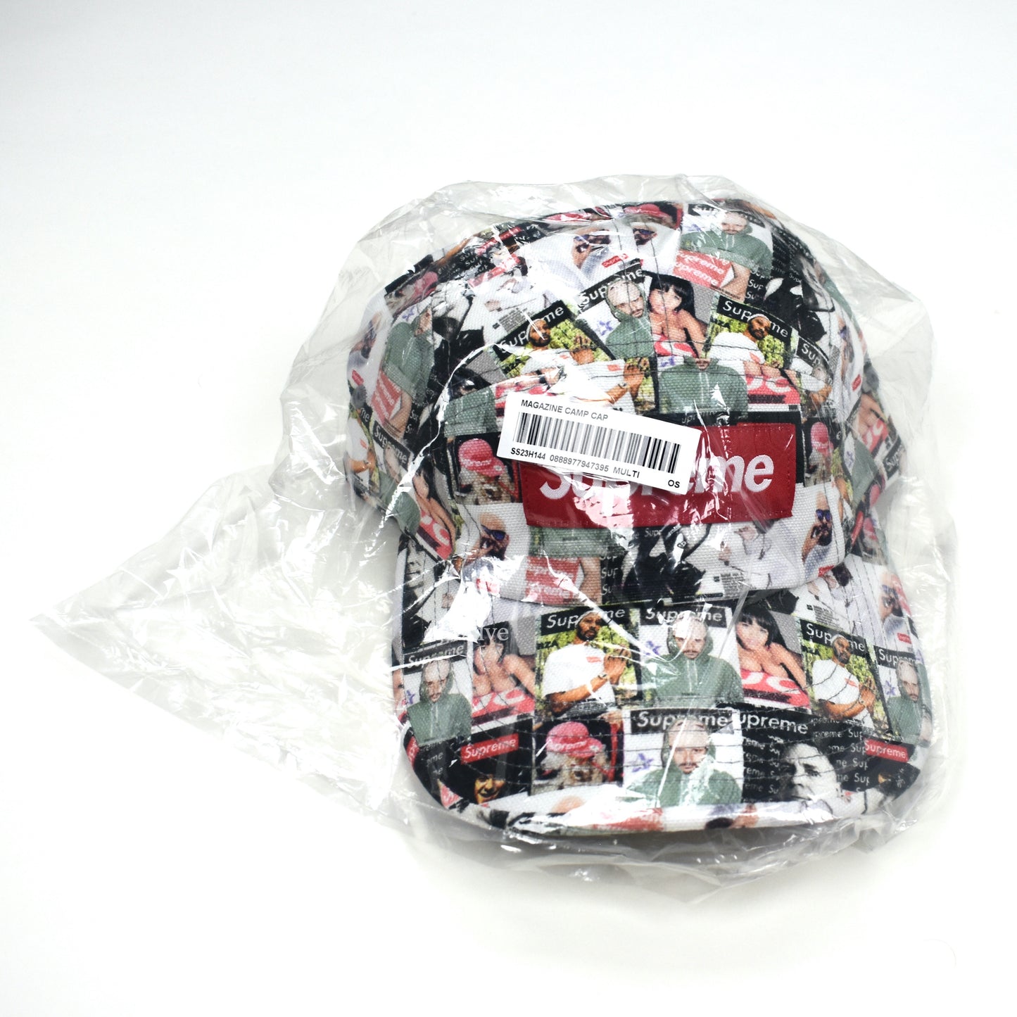 Supreme - Magazine Print Box Logo Hat