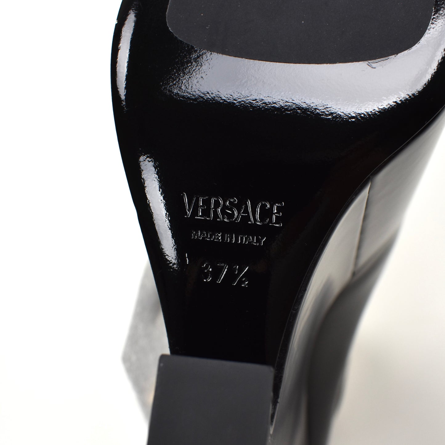 Versace - Black Leather Platform Pumps