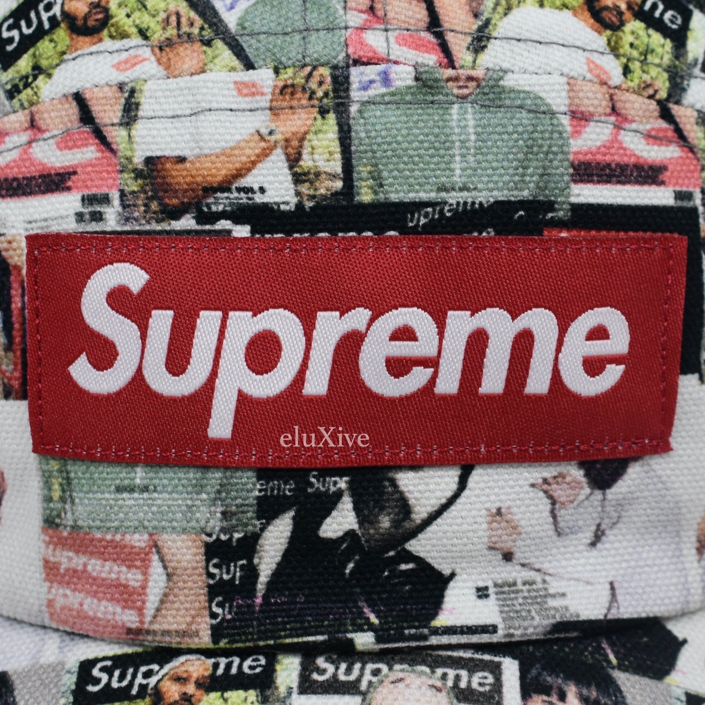Supreme - Magazine Print Box Logo Hat