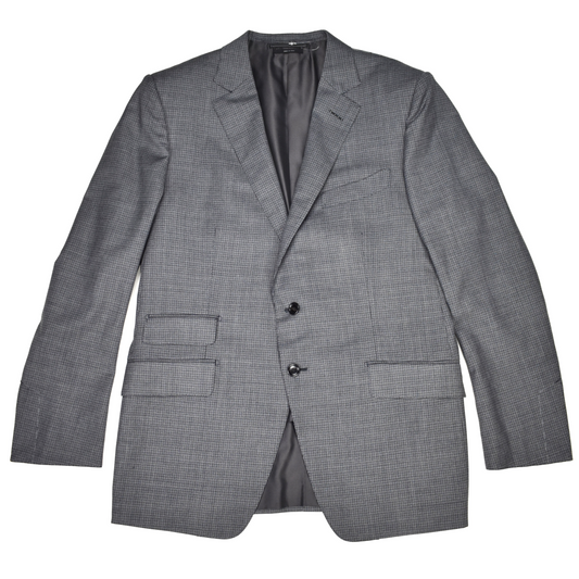 Tom Ford - Gray O'Connor Micro Check Wool Suit