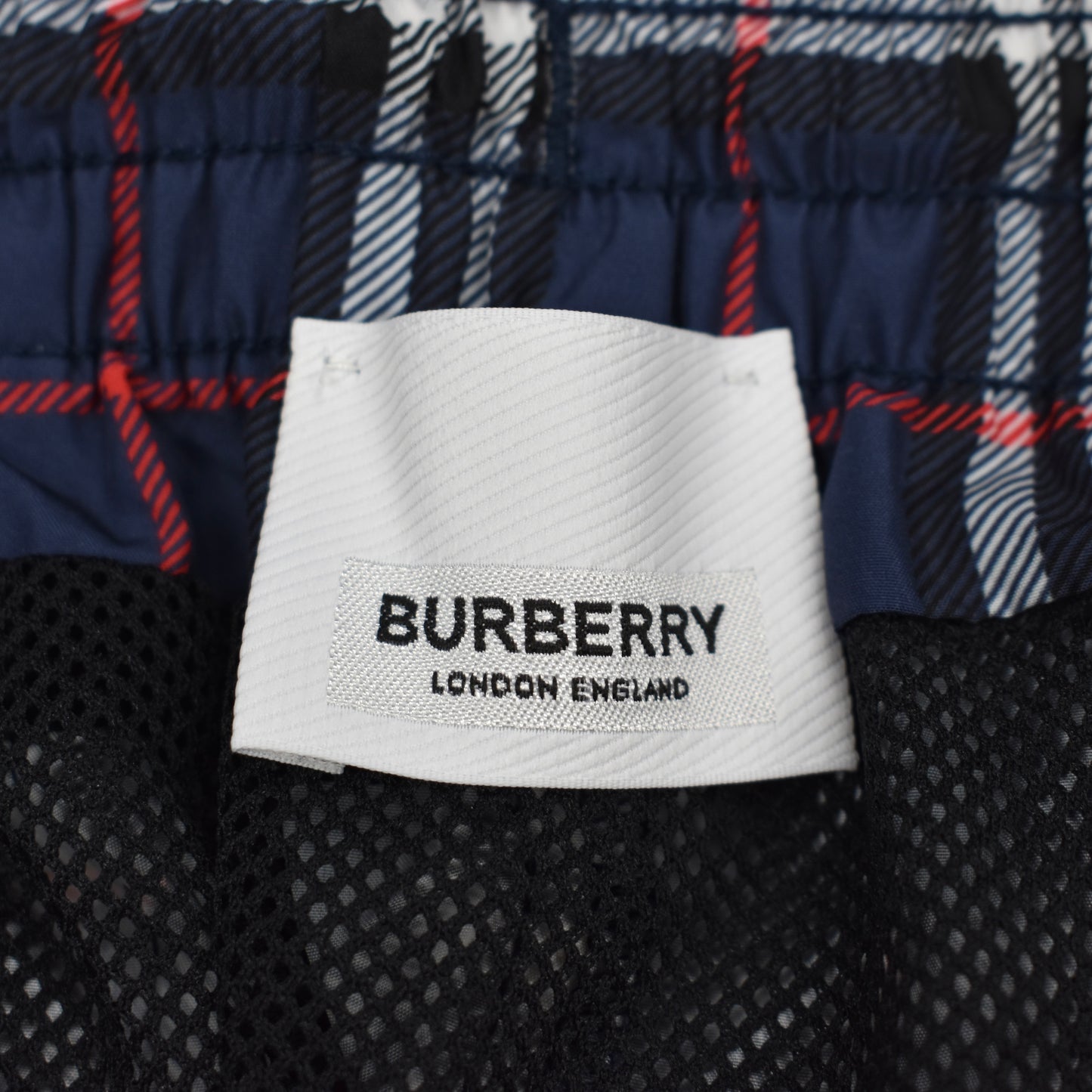 Burberry - Archive Check Logo Swim Shorts (Navy)